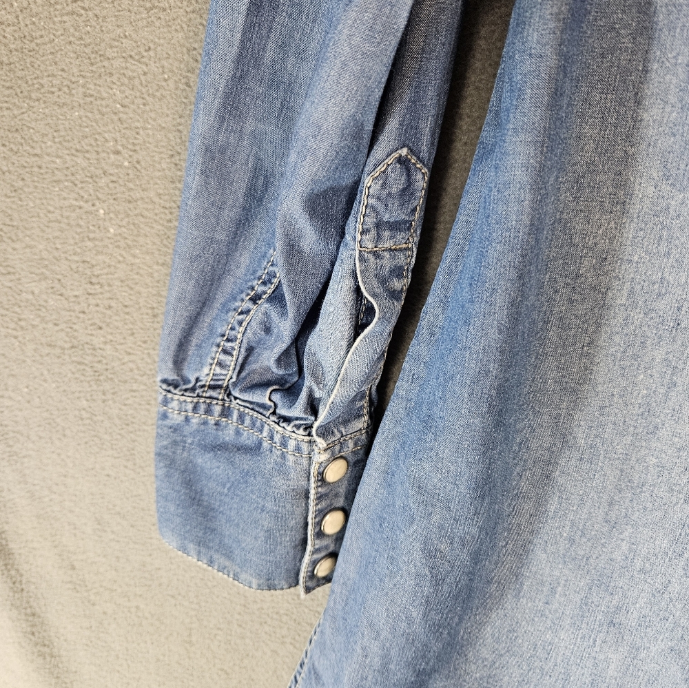 Lucky Brand Blue Denim Mini Dress - Picture 3 of 11